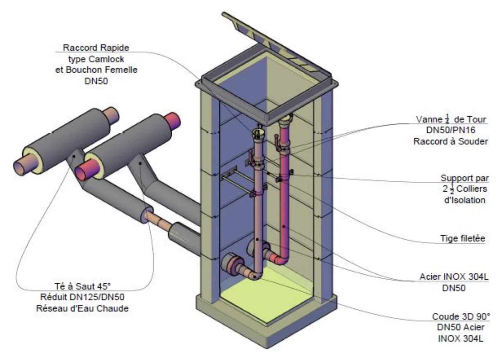 Vidange · 3D fabrication