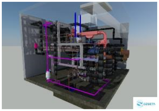 modelisation d'une chambre vapeur